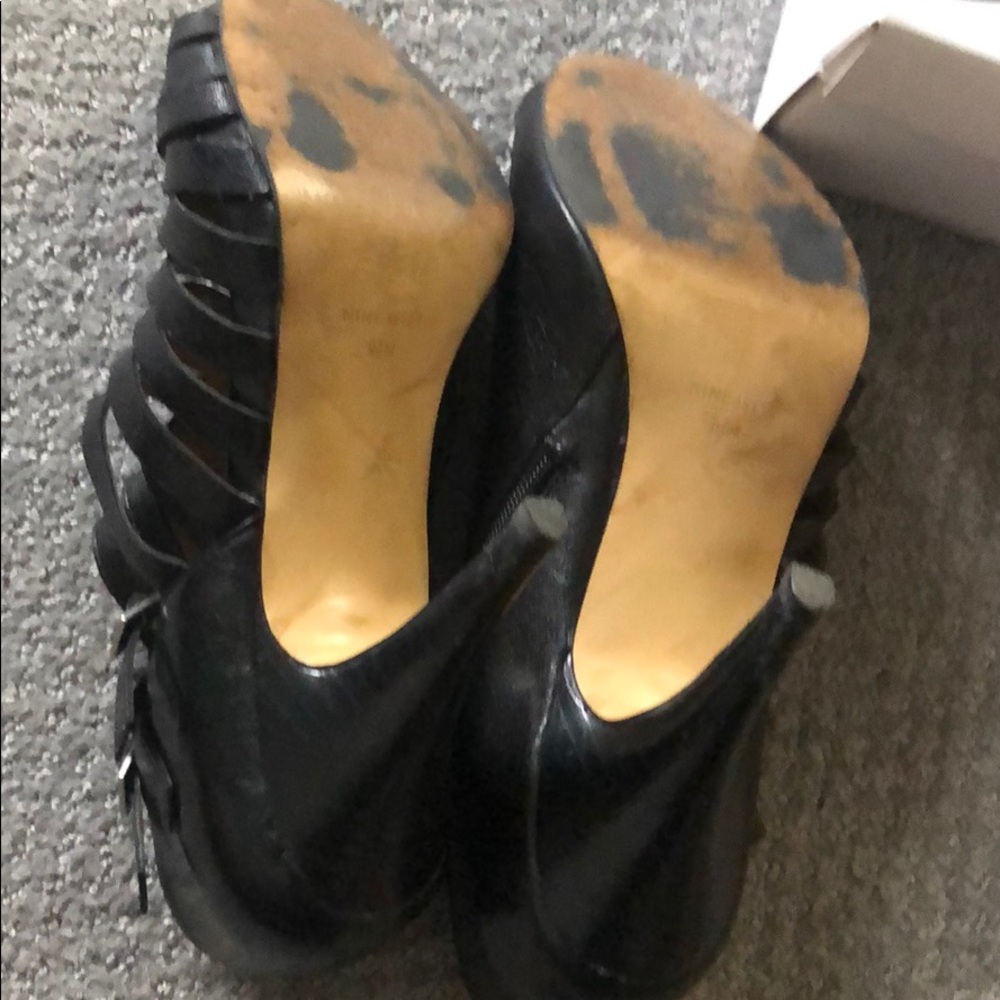Nine West Hamish peep toe strapped heels - Picture 5 of 8